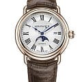 Aerowatch Aerowatch 77983 RO01  77983 RO01 механические мужские часы серебристый циферблат, браслет кожаный — вид спереди